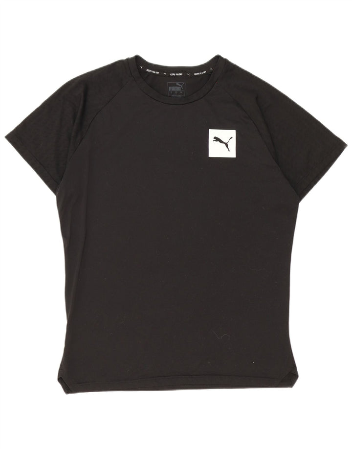 Puma Mens T-Shirt Top Large Black