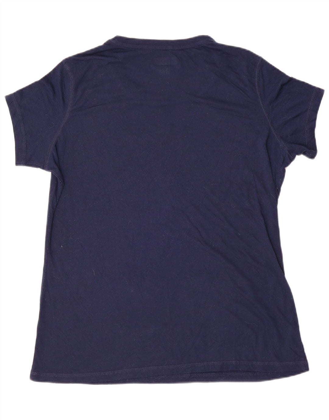 NFL Womens Dallas Cowboys Graphic T-Shirt Top UK 18 XL Navy Blue Polyester