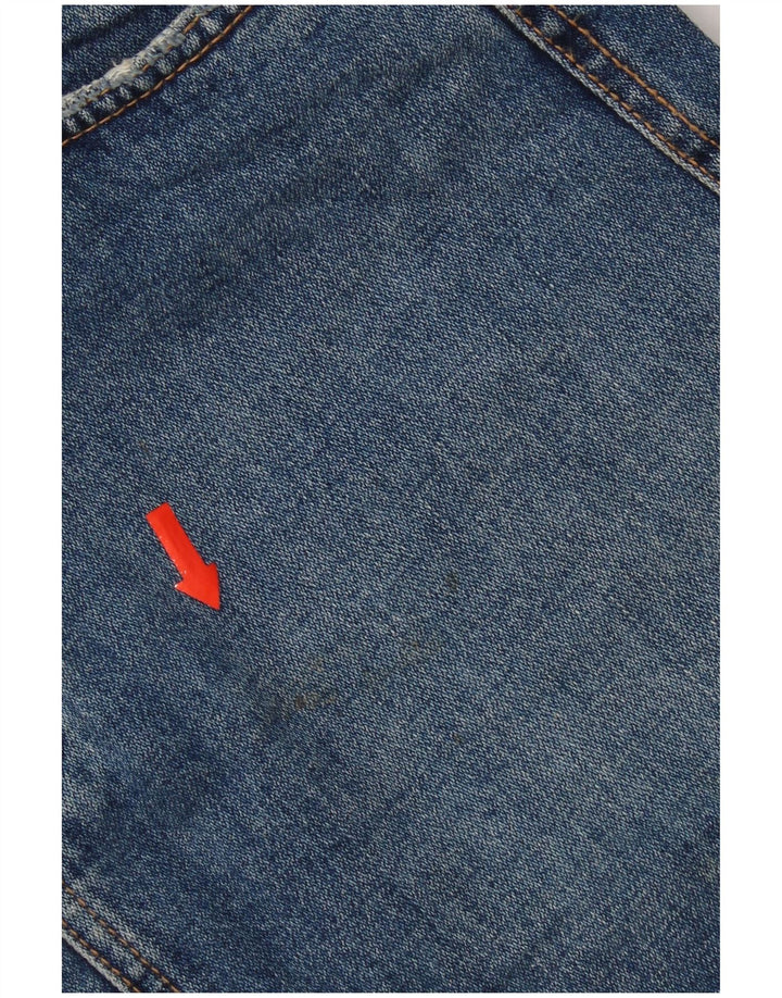 Zara Womens Mini Denim Skirt Small W26 Blue