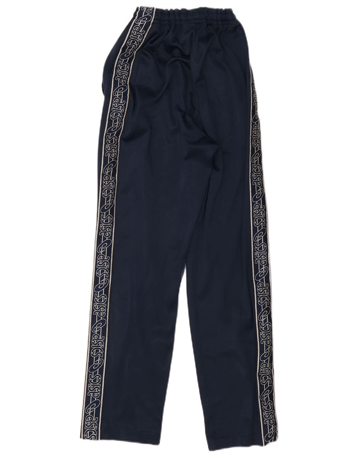 Asics Mens Graphic Tracksuit Trousers Small  Navy Blue