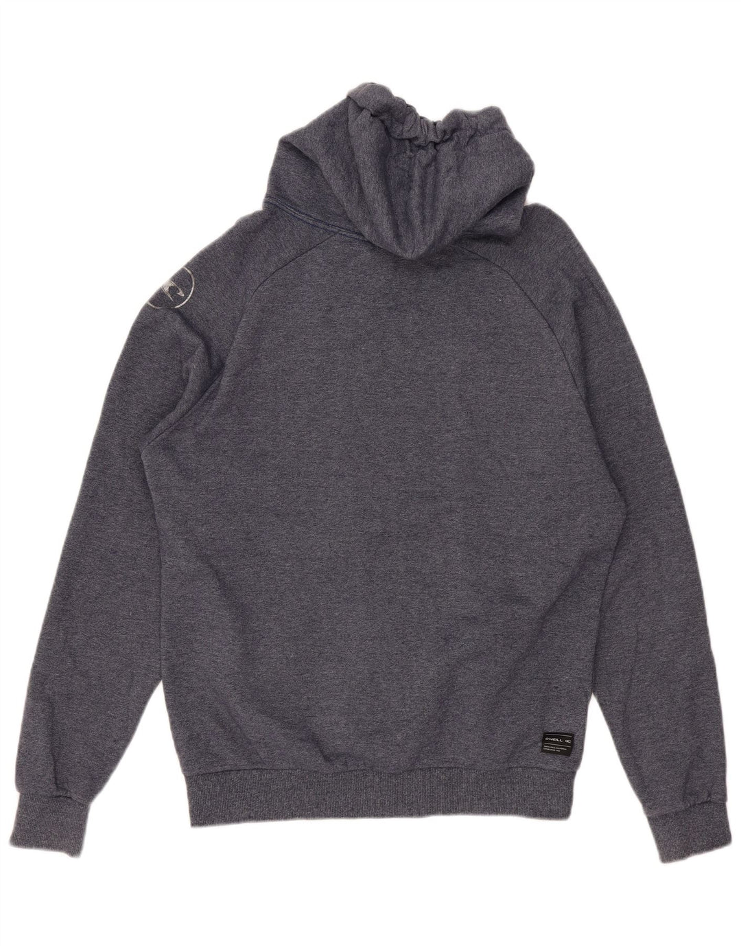 O'NEILL Mens Graphic Hoodie Jumper Medium Navy Blue Cotton