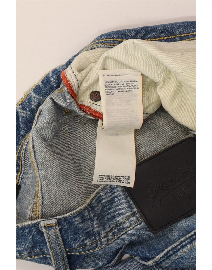 Superdry Mens Loose Jeans W30 L32 Blue Cotton