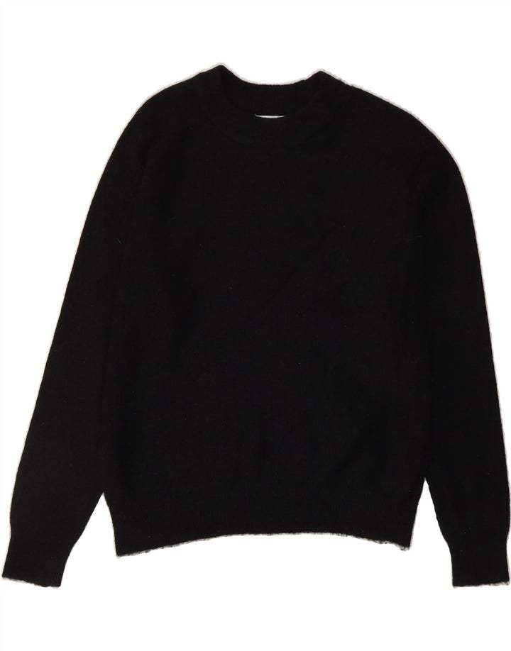 ZARA Womens Crew Neck Jumper Sweater UK 14 Medium Black Vintage Zara and Second-Hand Zara from Messina Hembry 