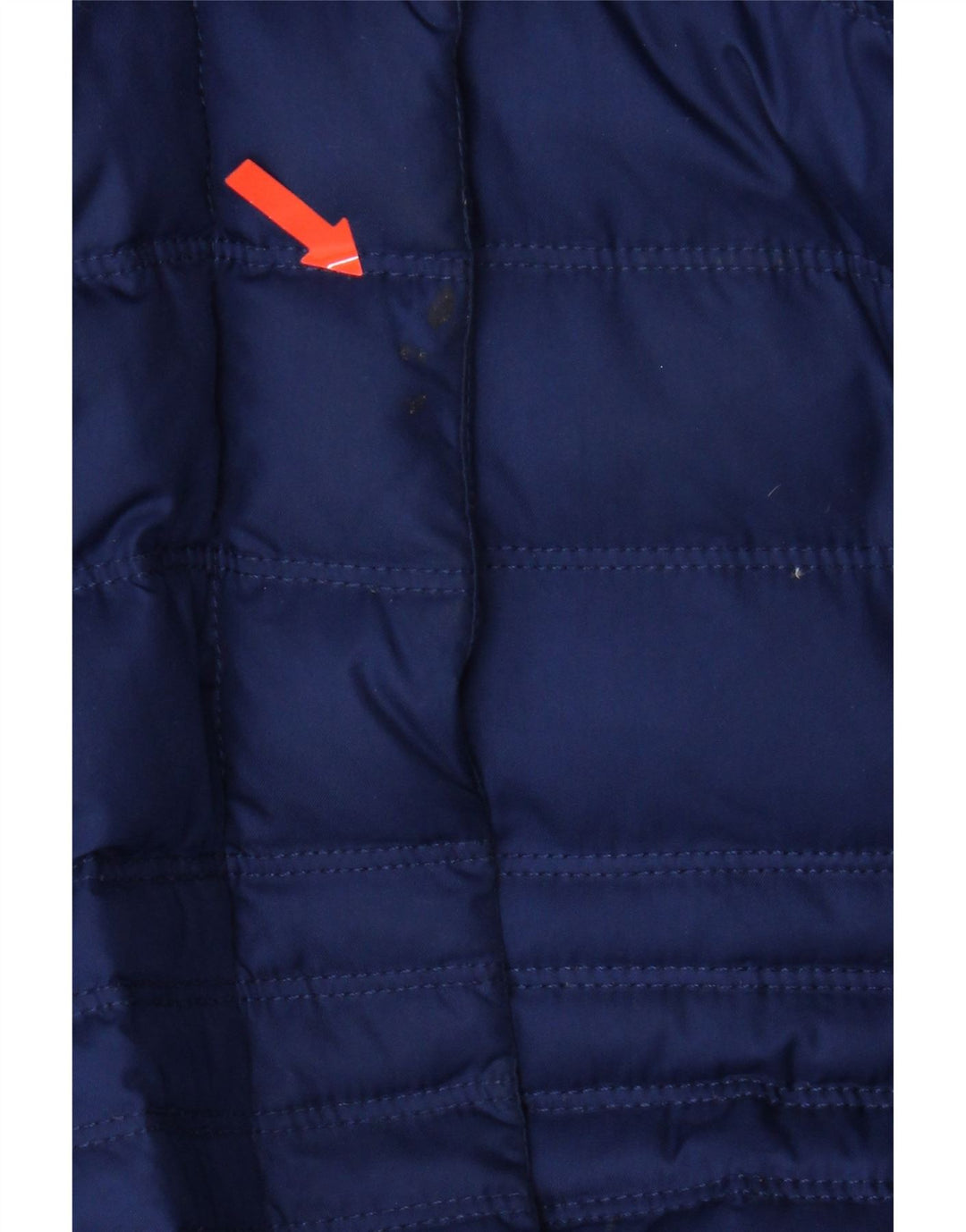 TOMMY HILFIGER Womens Hooded Padded Jacket UK 16 Large Blue Polyester Vintage Tommy Hilfiger and Second-Hand Tommy Hilfiger from Messina Hembry 
