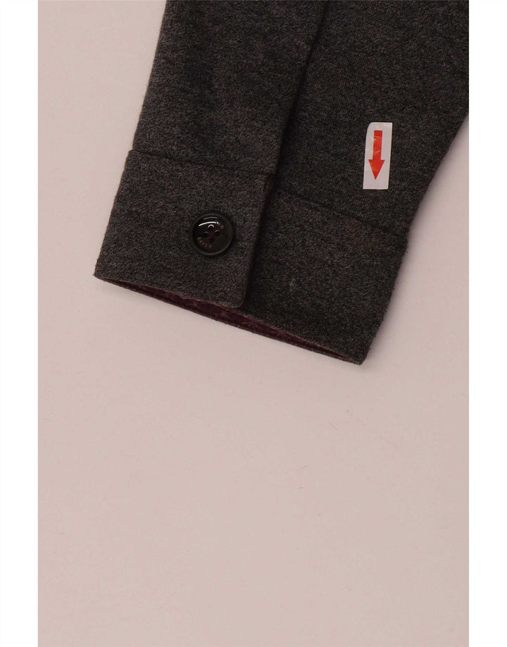 Ted Baker Mens Bomber Jacket Size 4 Large Grey Polyester