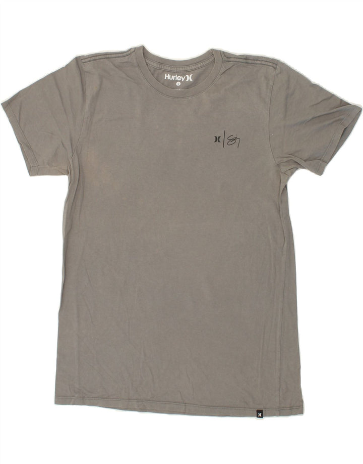 HURLEY Mens Graphic T-Shirt Top Small Grey Cotton Vintage Hurley and Second-Hand Hurley from Messina Hembry 