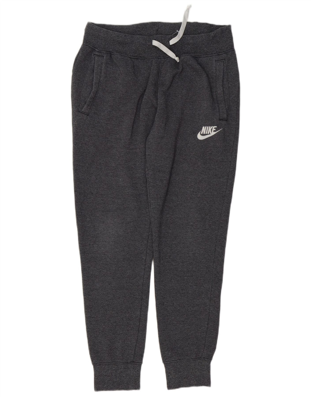 NIKE Mens Tracksuit Trousers Joggers Medium  Grey Cotton