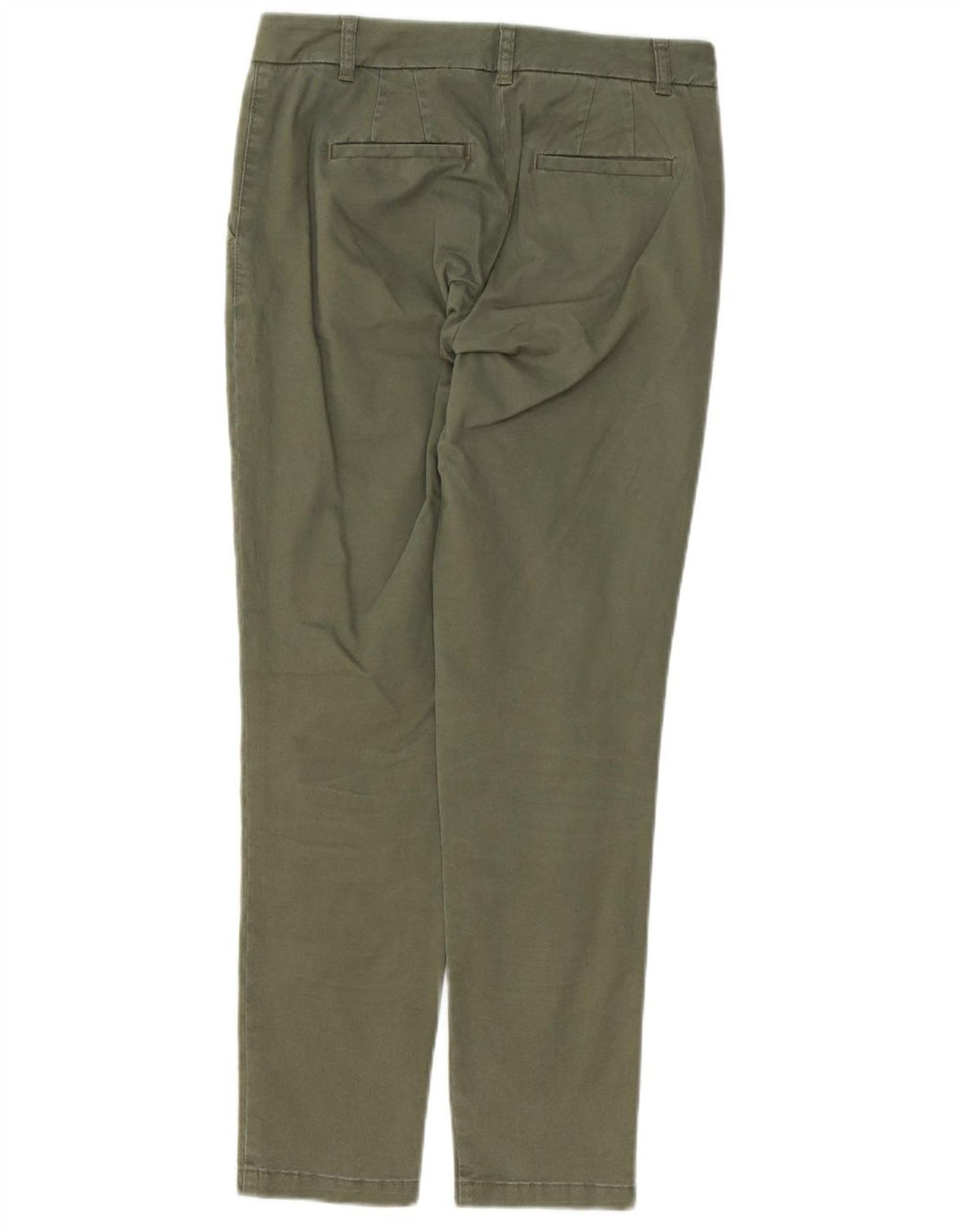 MONSOON Womens Slim Chino Trousers UK 8 Small W28 L28 Khaki Cotton