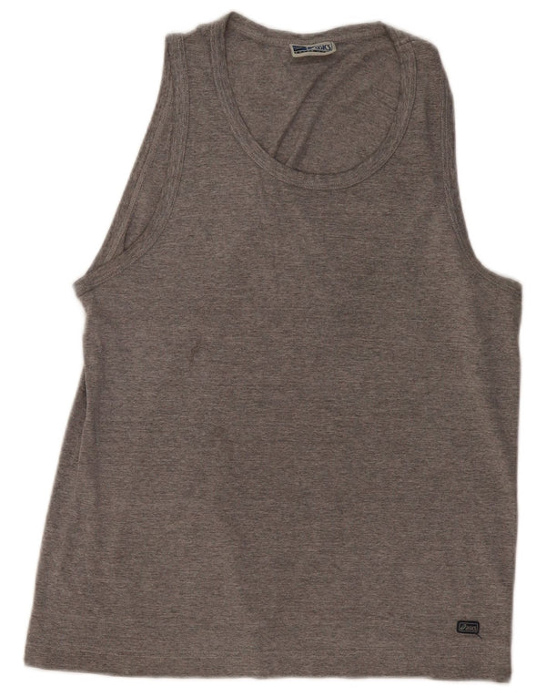 ASICS Mens Vest Top Medium Grey