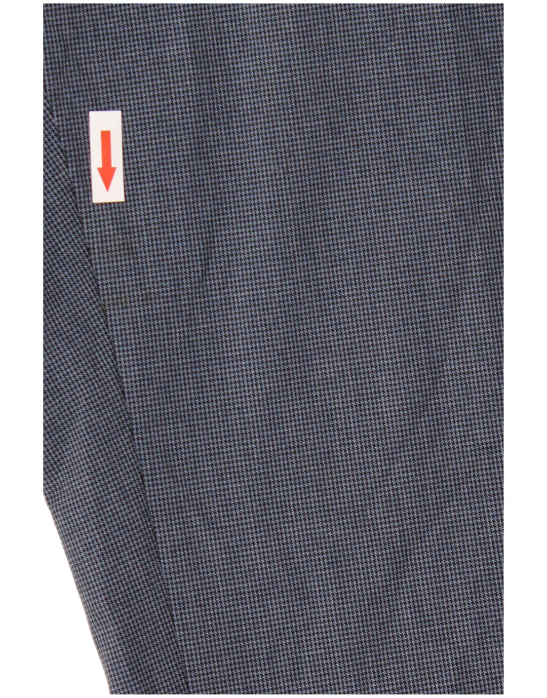 Marks & Spencer Mens Regular Fit Suit Trousers W36 L31 Blue Houndstooth