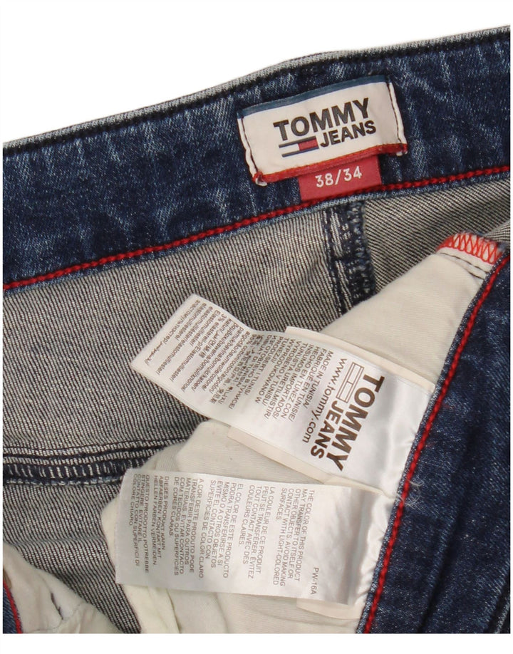 TOMMY HILFIGER Mens Slim Jeans W38 L34 Blue Cotton