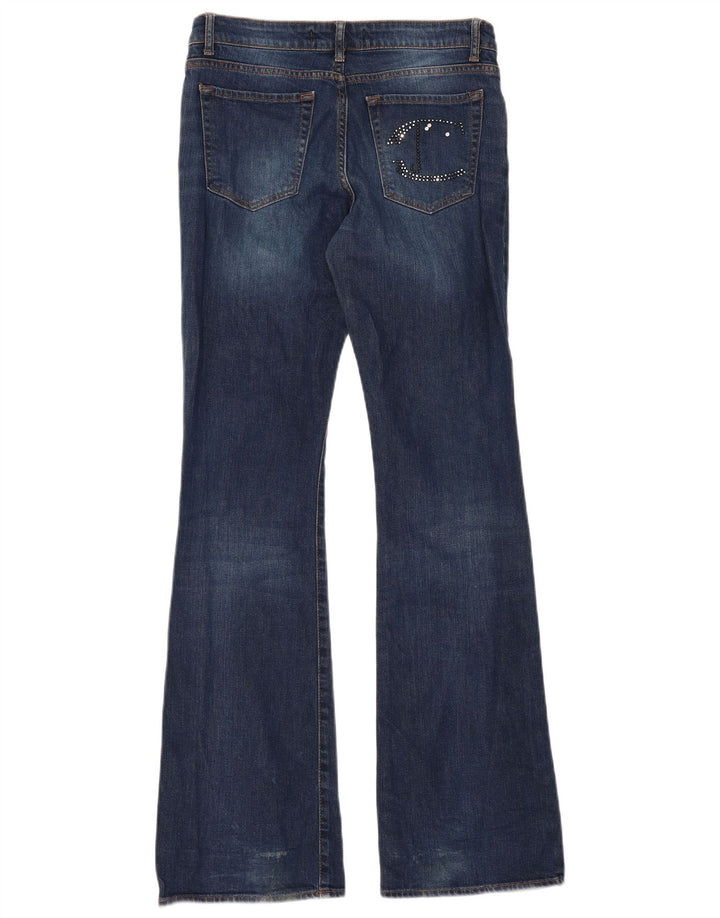 JUST CAVALLI Womens Bootcut Jeans W30 L34 Blue