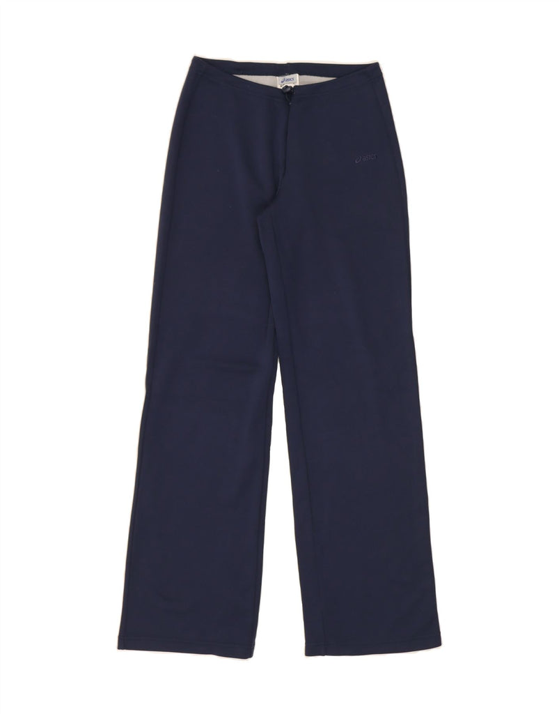 ASICS Womens Tracksuit Trousers UK 12 Medium  Navy Blue Polyamide Vintage Asics and Second-Hand Asics from Messina Hembry 