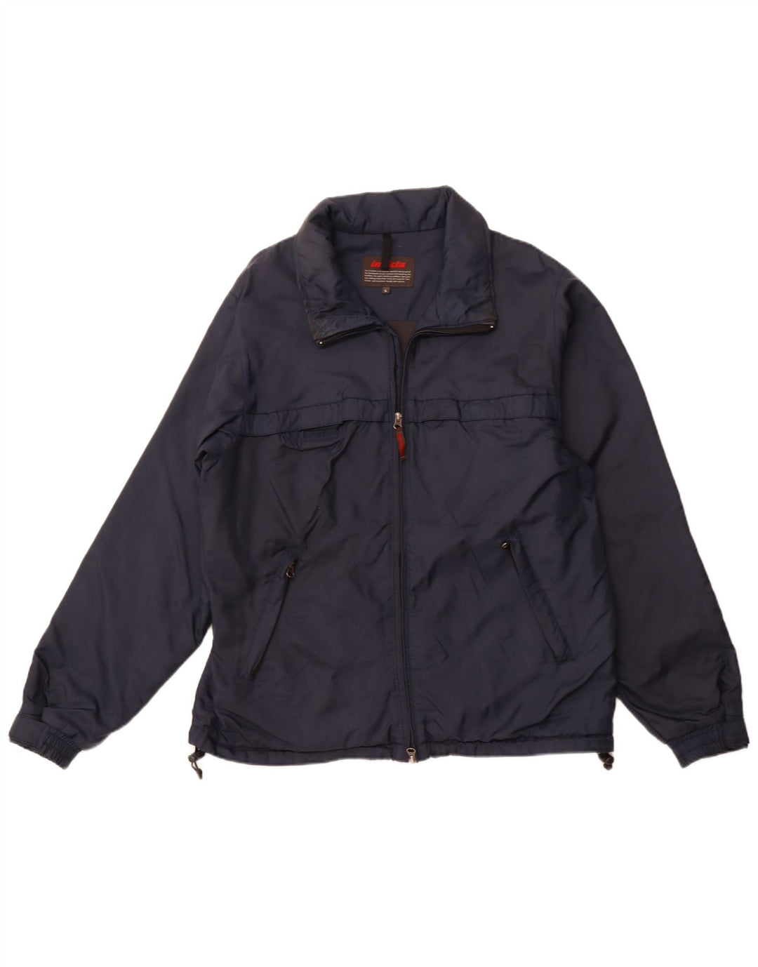 INVICTA Mens Windbreaker Jacket UK 40 Large Navy Blue Nylon