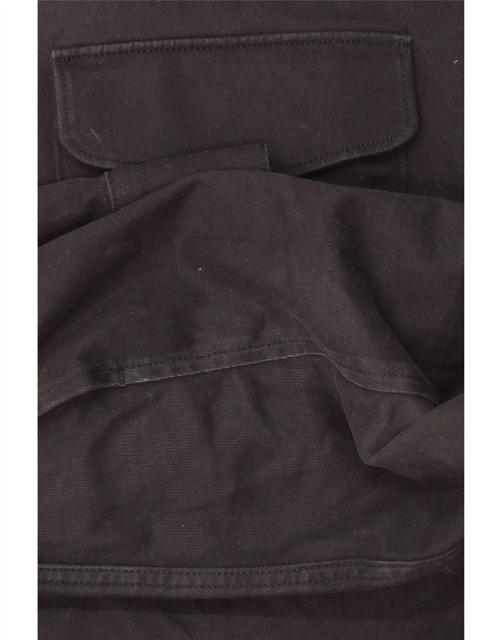 Reiss Mens Shirt Large Navy Blue Cotton