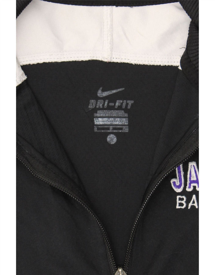 NIKE Mens Dri Fit Tracksuit Top Jacket Small Black Colourblock Polyester Vintage Nike and Second-Hand Nike from Messina Hembry 