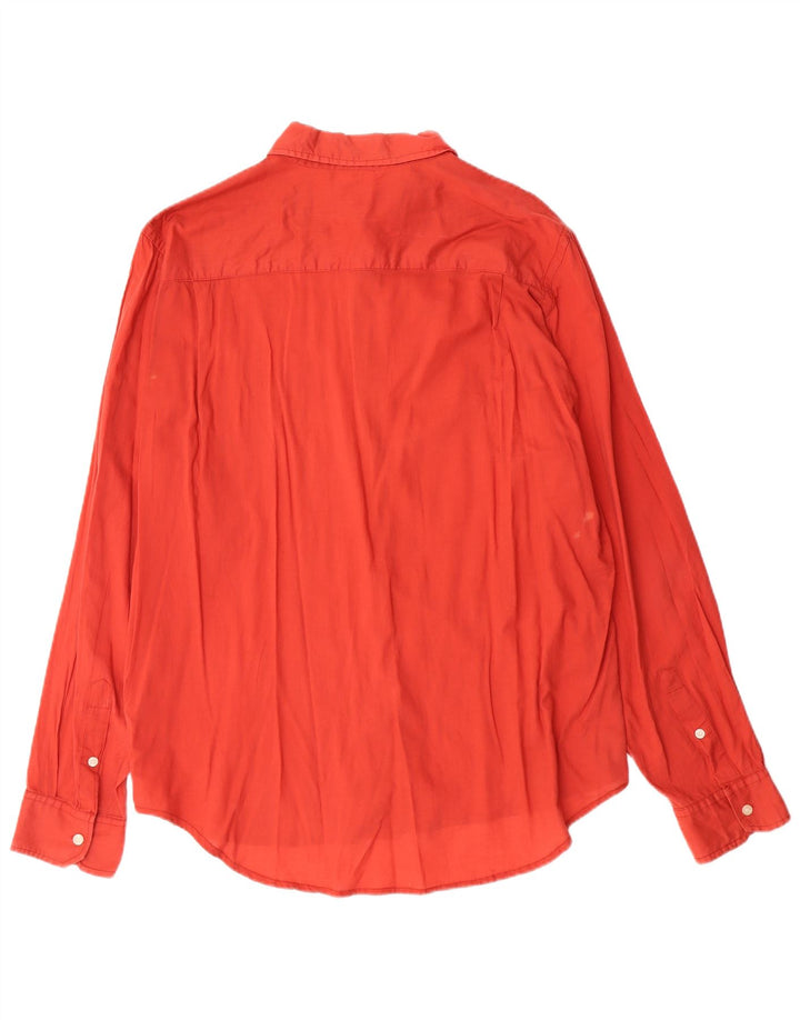 Calvin Klein Jeans Mens Shirt 2XL Red Cotton