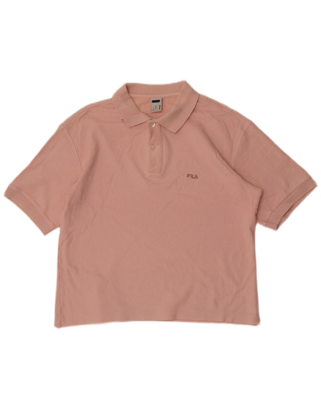 Fila Mens Polo Shirt Small Pink