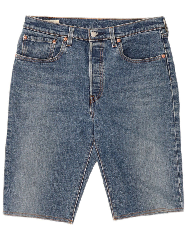 LEVI'S Mens 501 Denim Shorts W30 Medium Blue