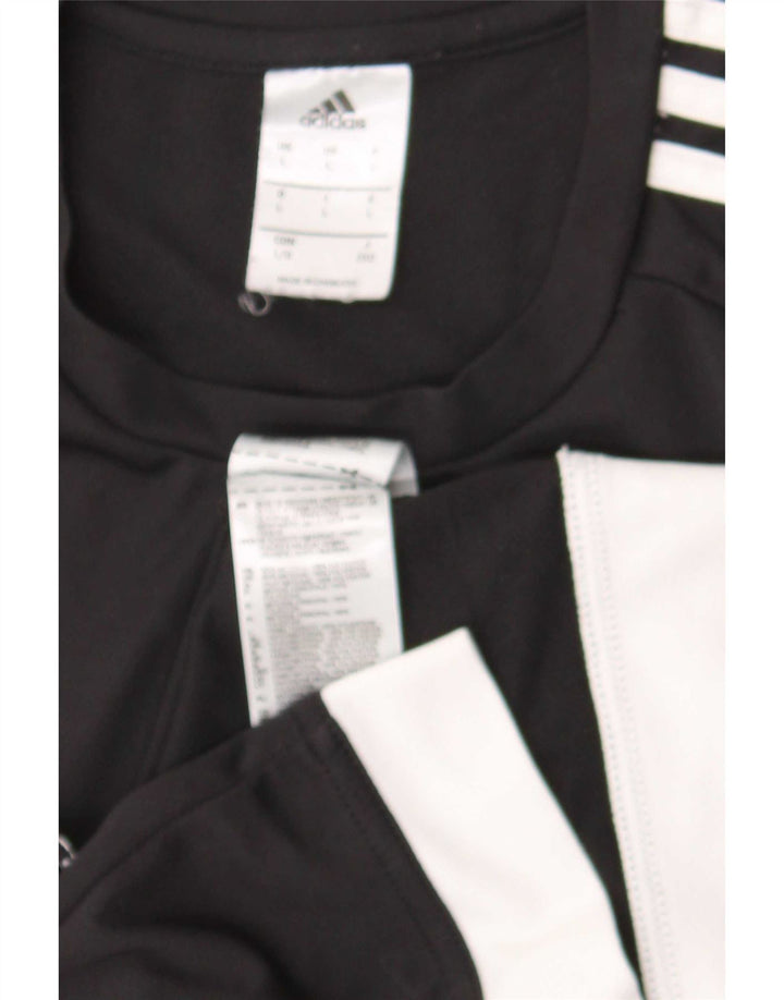 Adidas Mens T-Shirt Top Large Black Polyester