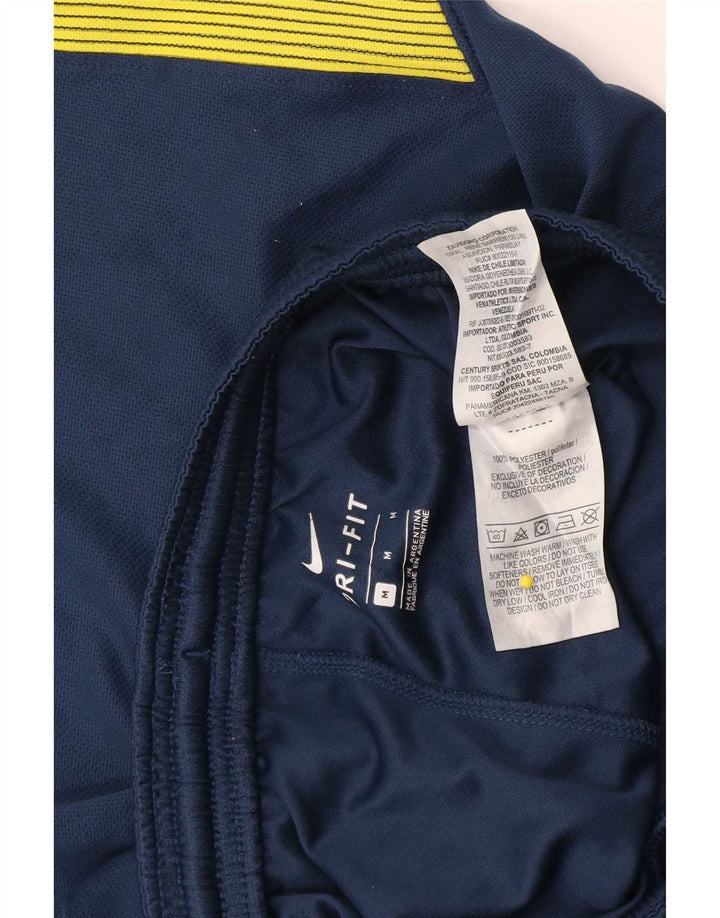 Nike Mens Boca Juniors Sport Shorts Medium Navy Blue Colourblock Polyester