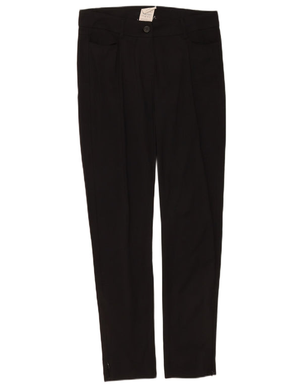 Max & Co. Womens Slim Casual Trousers UK 6 XS W28 L30 Black Viscose