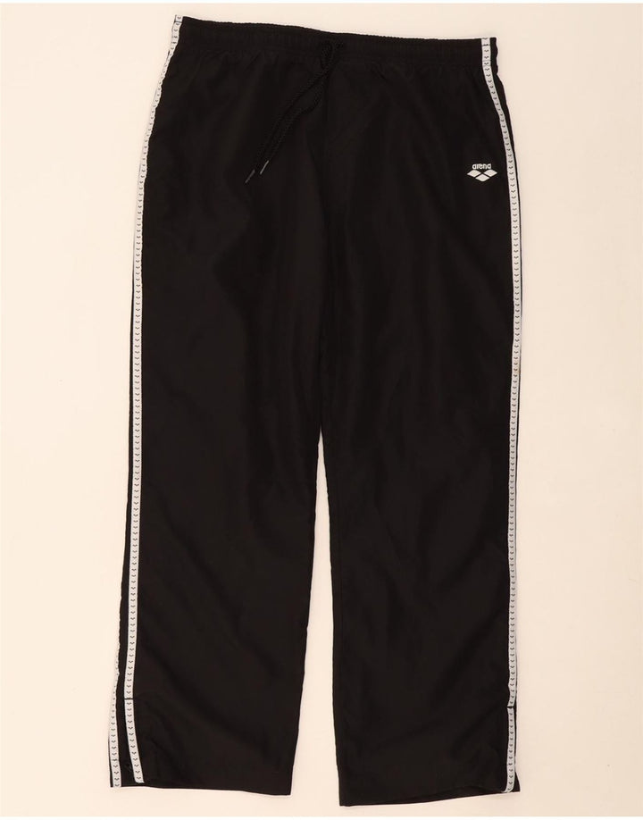 ARENA Mens Tracksuit Trousers Large  Black Polyester