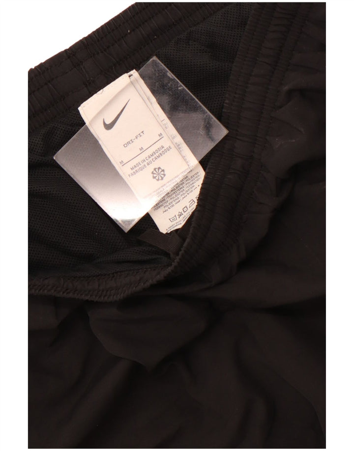 Nike Mens Dri Fit Tracksuit Trousers Joggers Medium Black Polyester