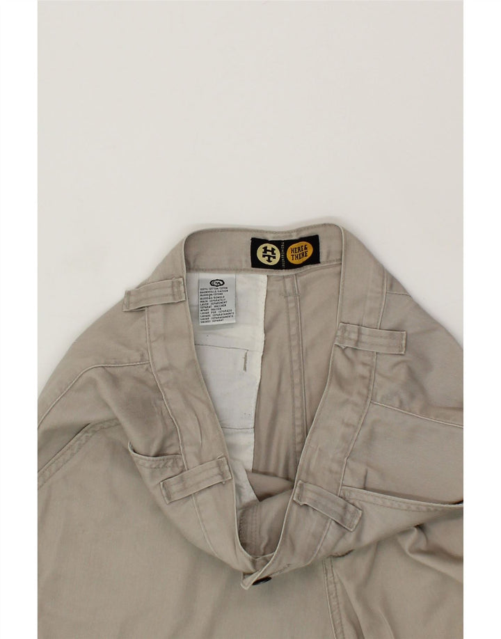 C&A Womens Cargo Shorts W28 Medium  Grey Cotton Vintage C&A and Second-Hand C&A from Messina Hembry 