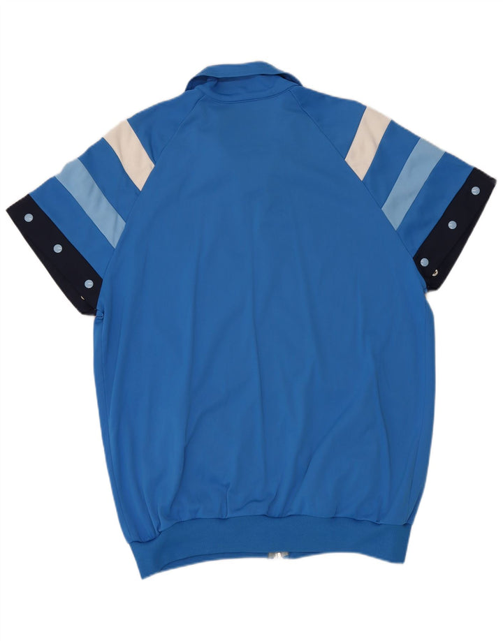 CAMPAGNOLO Mens Tracksuit Top Jacket IT 56 2XL Blue Colourblock