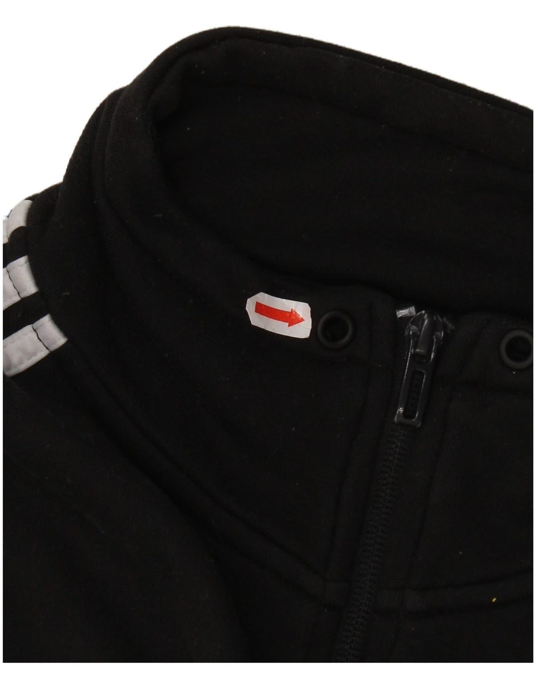 Adidas Womens Climalite Tracksuit Top Jacket UK 16/18 Large Black Polyester