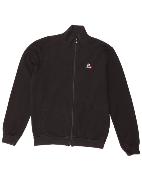 Le Coq Sportif Mens Tracksuit Top Jacket Medium Black Cotton