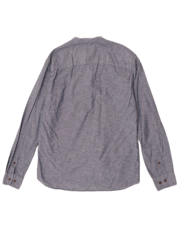 Jack & Jones Mens Premium Slim Pullover Shirt Small Navy Blue Flecked