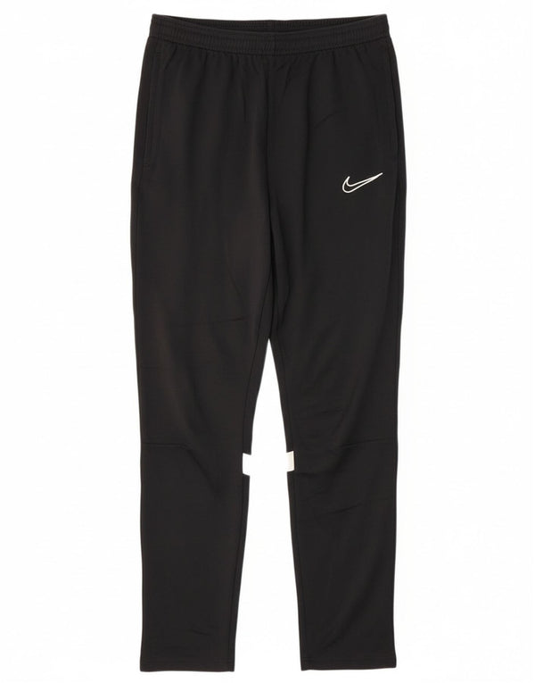 Nike Boys Graphic Tracksuit Trousers 13-14 Years XL Black Polyester Sports