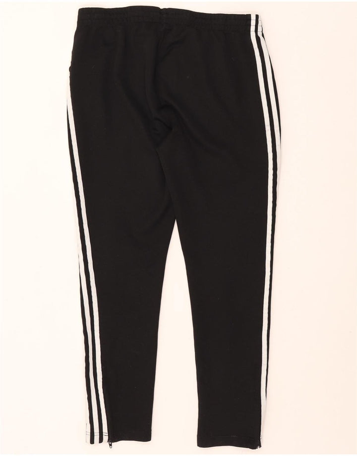 ADIDAS Mens Tracksuit Trousers UK 14 Large Black Polyester