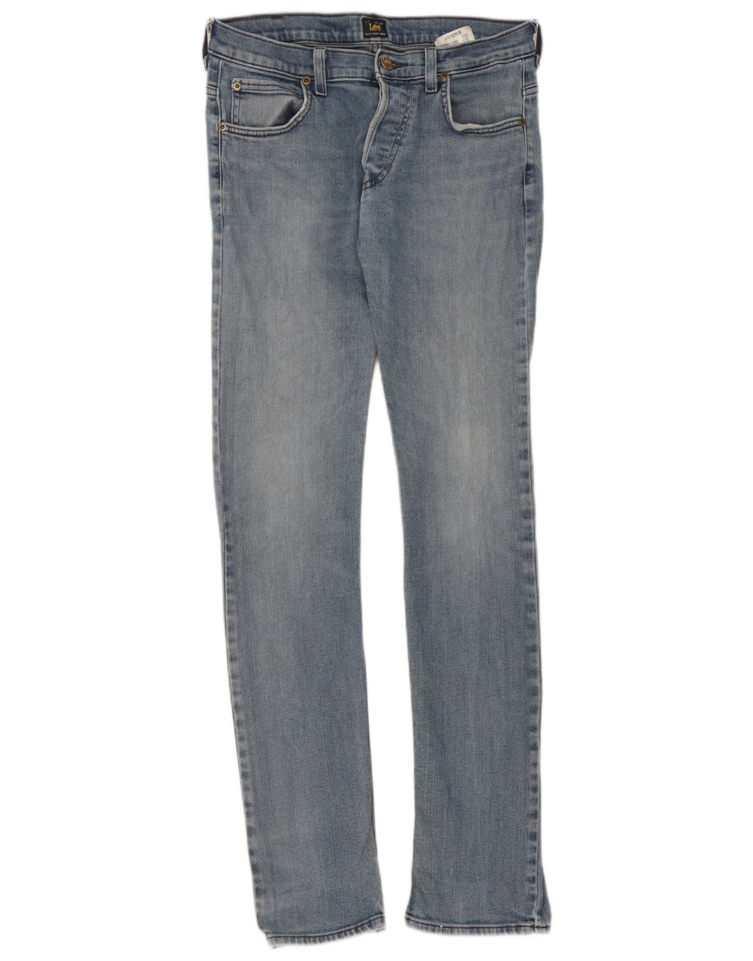 Lee Womens Powell Slim Jeans W32 L34 Blue Cotton