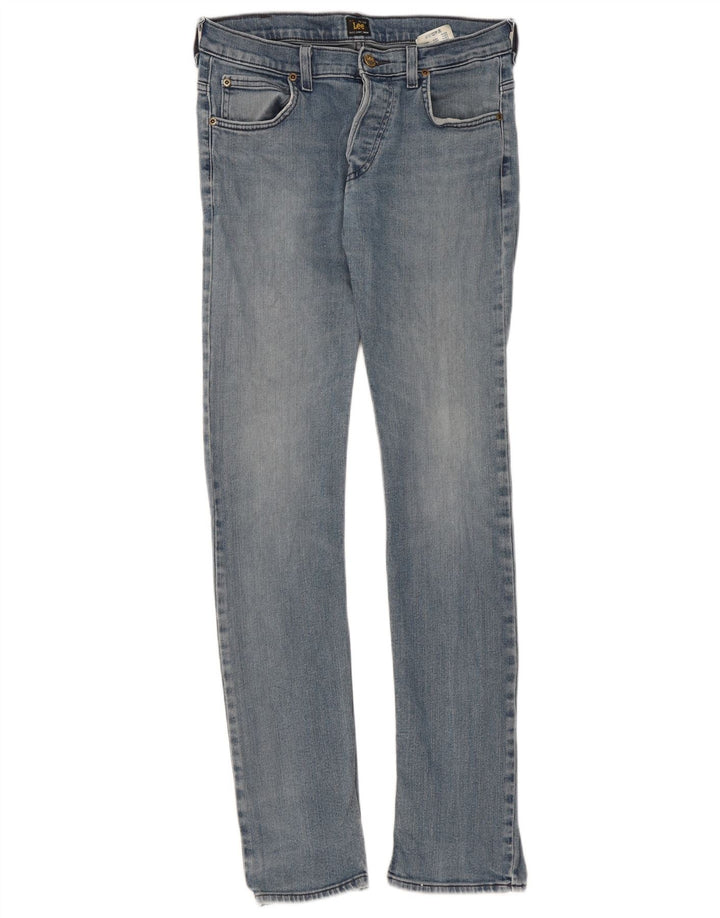 Lee Womens Powell Slim Jeans W32 L34 Blue Cotton