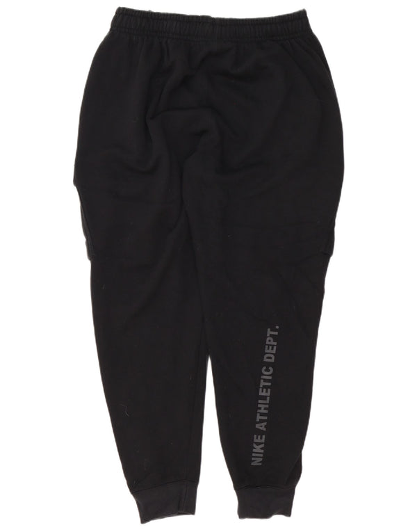 Nike Mens Graphic Cargo Tracksuit Trousers Joggers Large Black Cotton