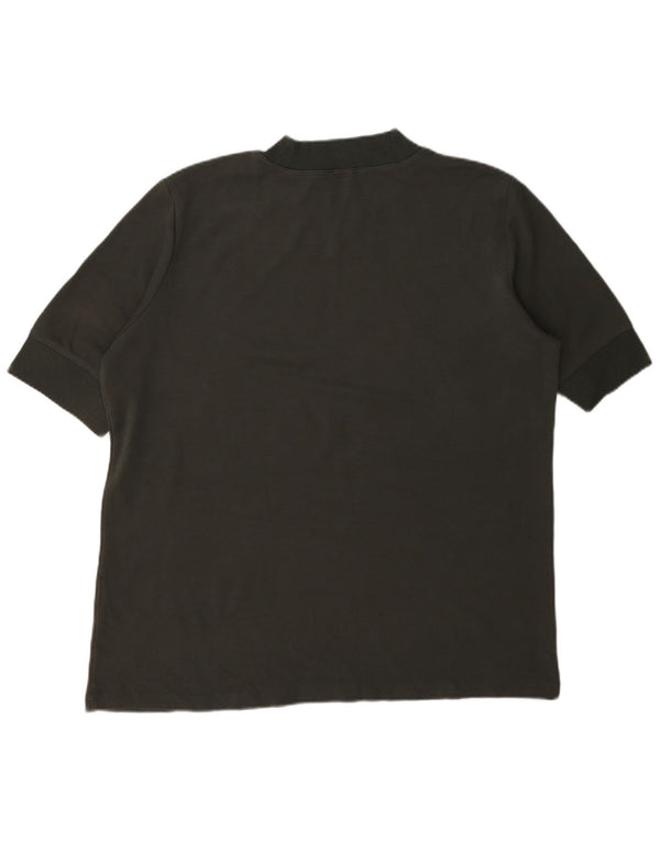 Zara Womens T-Shirt Top UK 18 XL Khaki Cotton