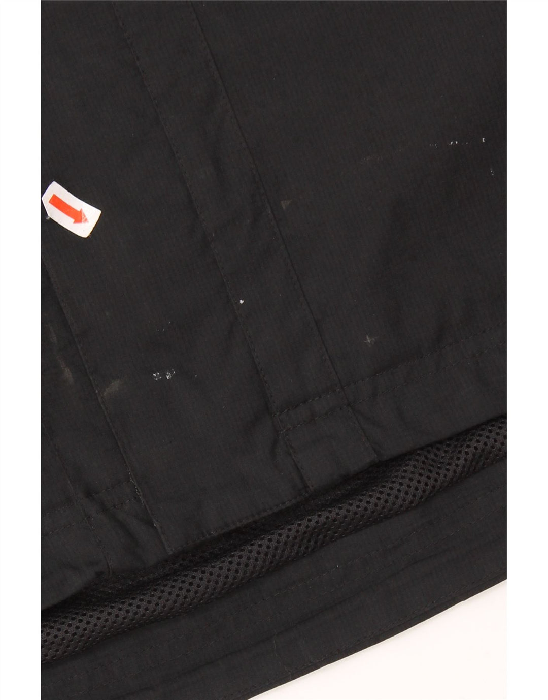 ADIDAS Mens Hooded Rain Jacket UK 38 Medium Black Colourblock Polyester
