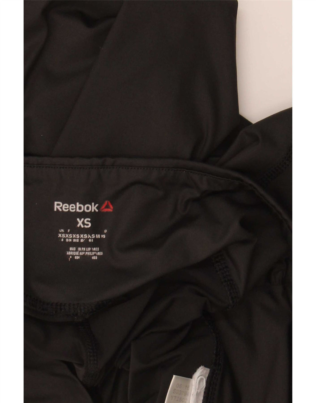 Reebok Womens Leggings UK 4/6 XS Black