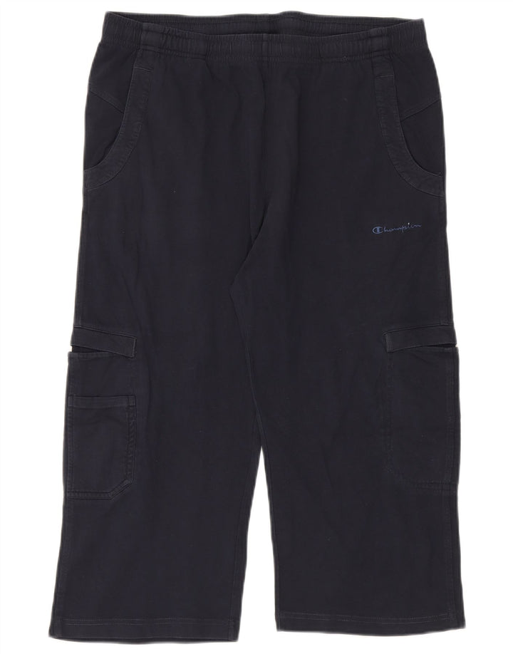 Champion Mens Capri Cargo Tracksuit Trousers XL Navy Blue