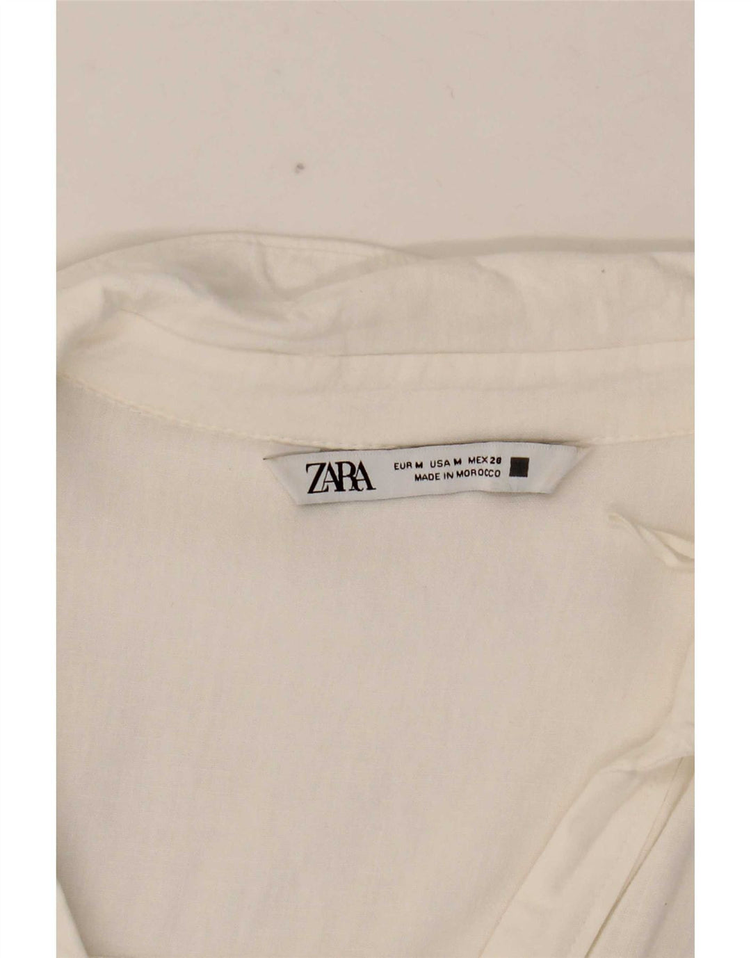 Zara Womens Oversized Shirt UK 14 Medium White