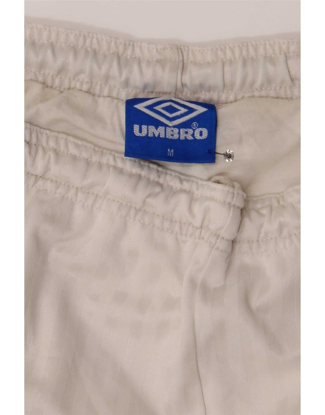 Umbro Mens Sport Shorts Medium White Colourblock Polyester