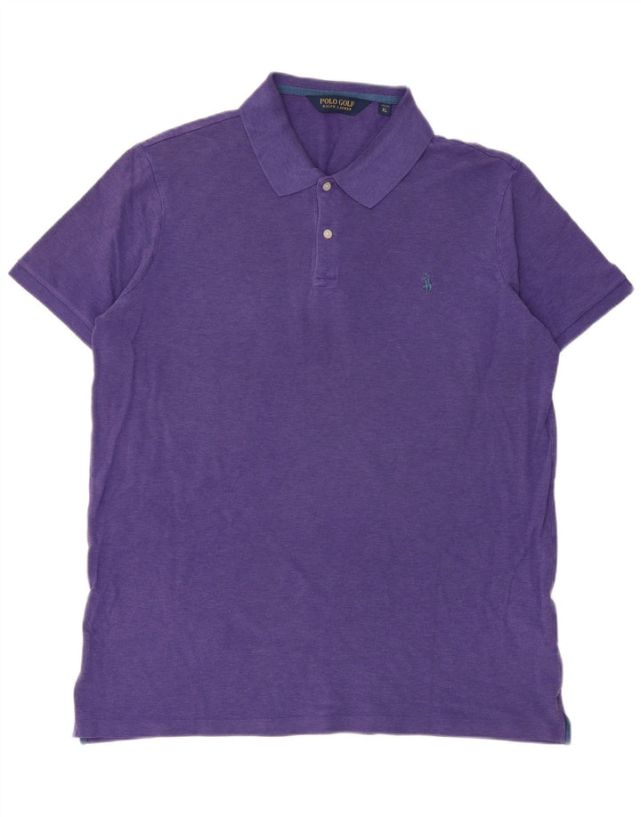POLO RALPH LAUREN Mens Polo Shirt XL Purple Cotton
