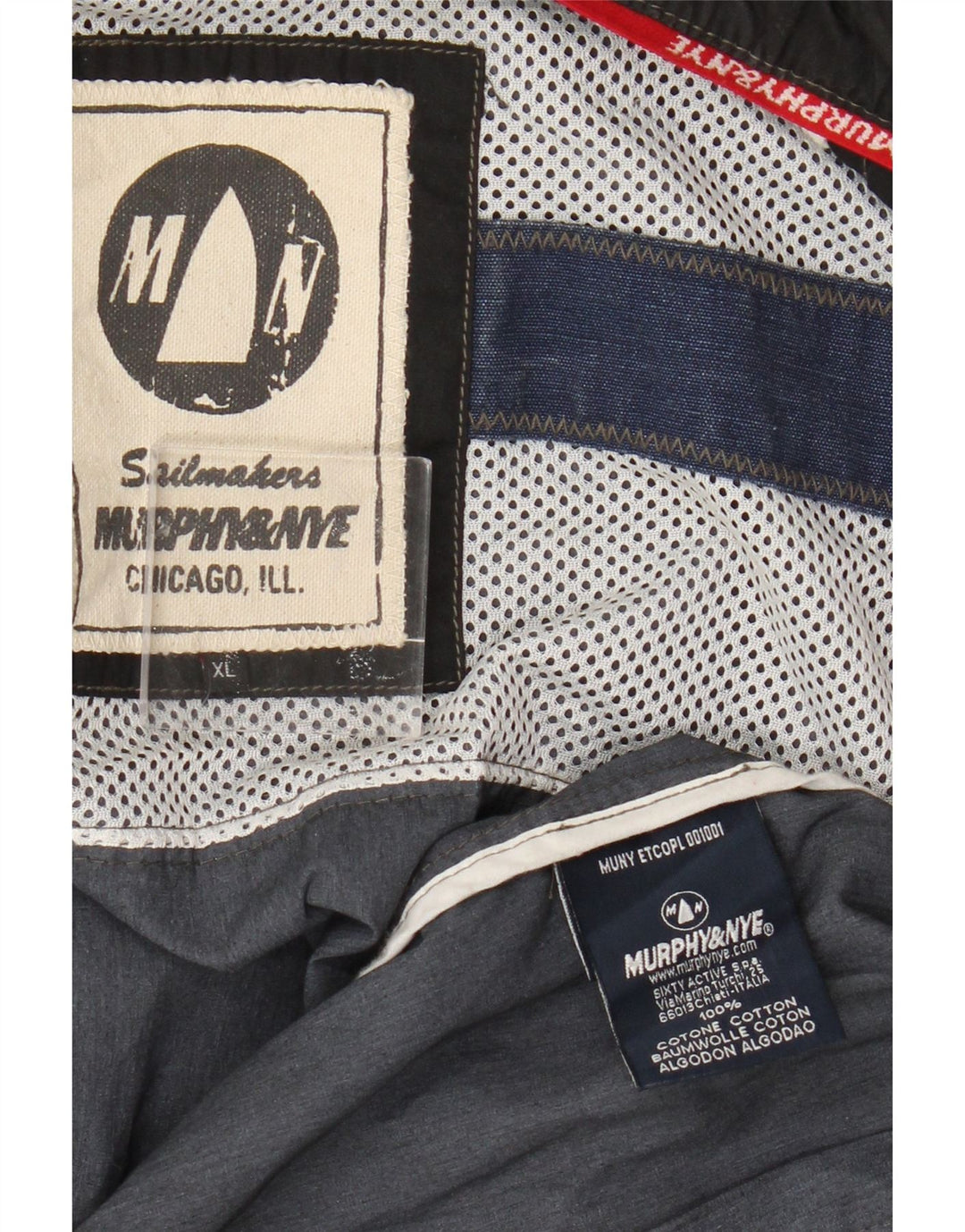 Murphy & Nye Womens Graphic Bomber Jacket UK 18 XL Black Cotton