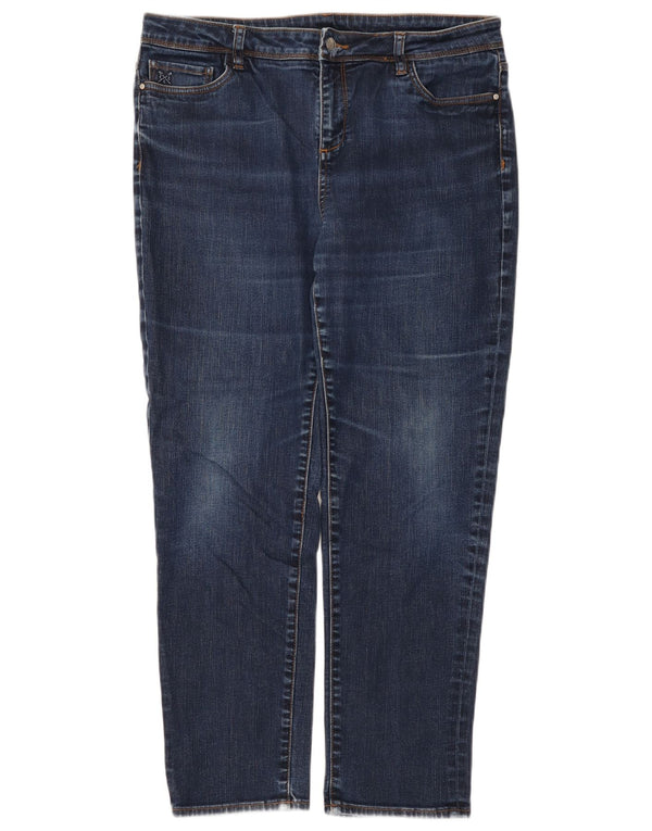 Crew Clothing Womens Slim Jeans UK 16 Large W36 L28 Blue Cotton