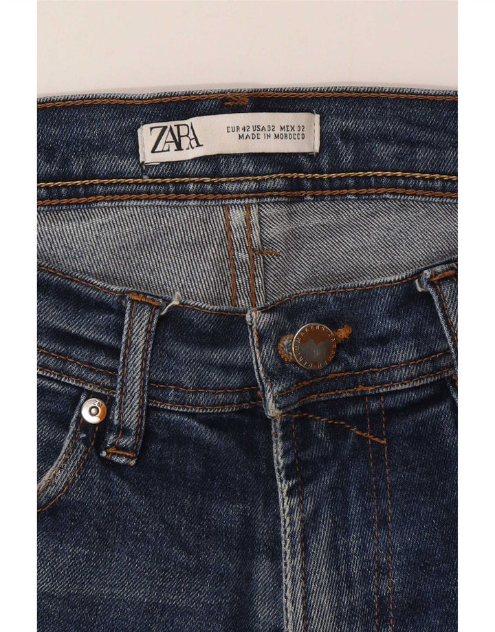 Zara Mens Slim Jeans EU 42 Large W32 L30 Blue