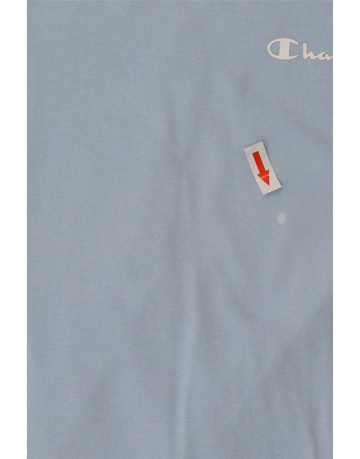 Champion Mens T-Shirt Top Small Blue