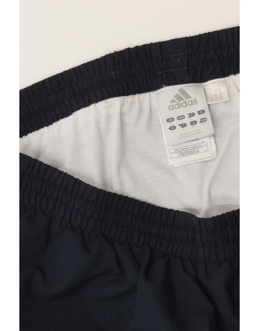 ADIDAS Mens Sport Shorts Large  Navy Blue Polyester